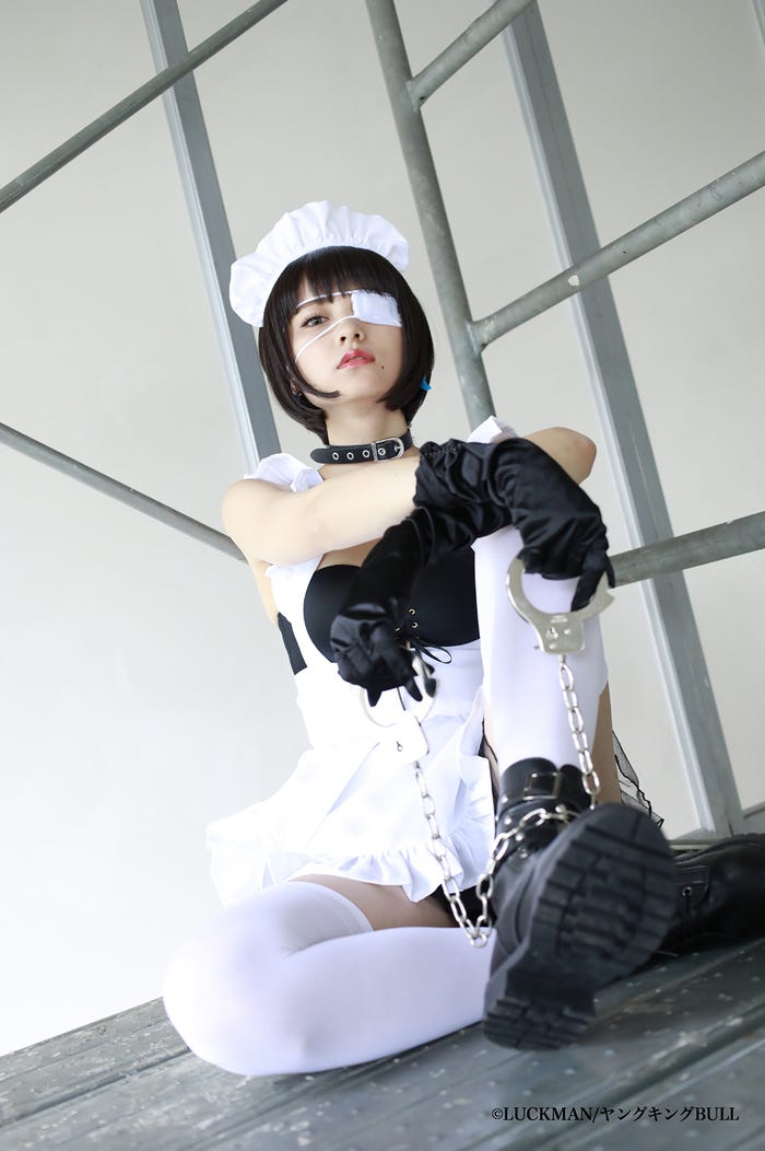 桃月なしこ(C)LUCKMAN/ヤングキングBULL