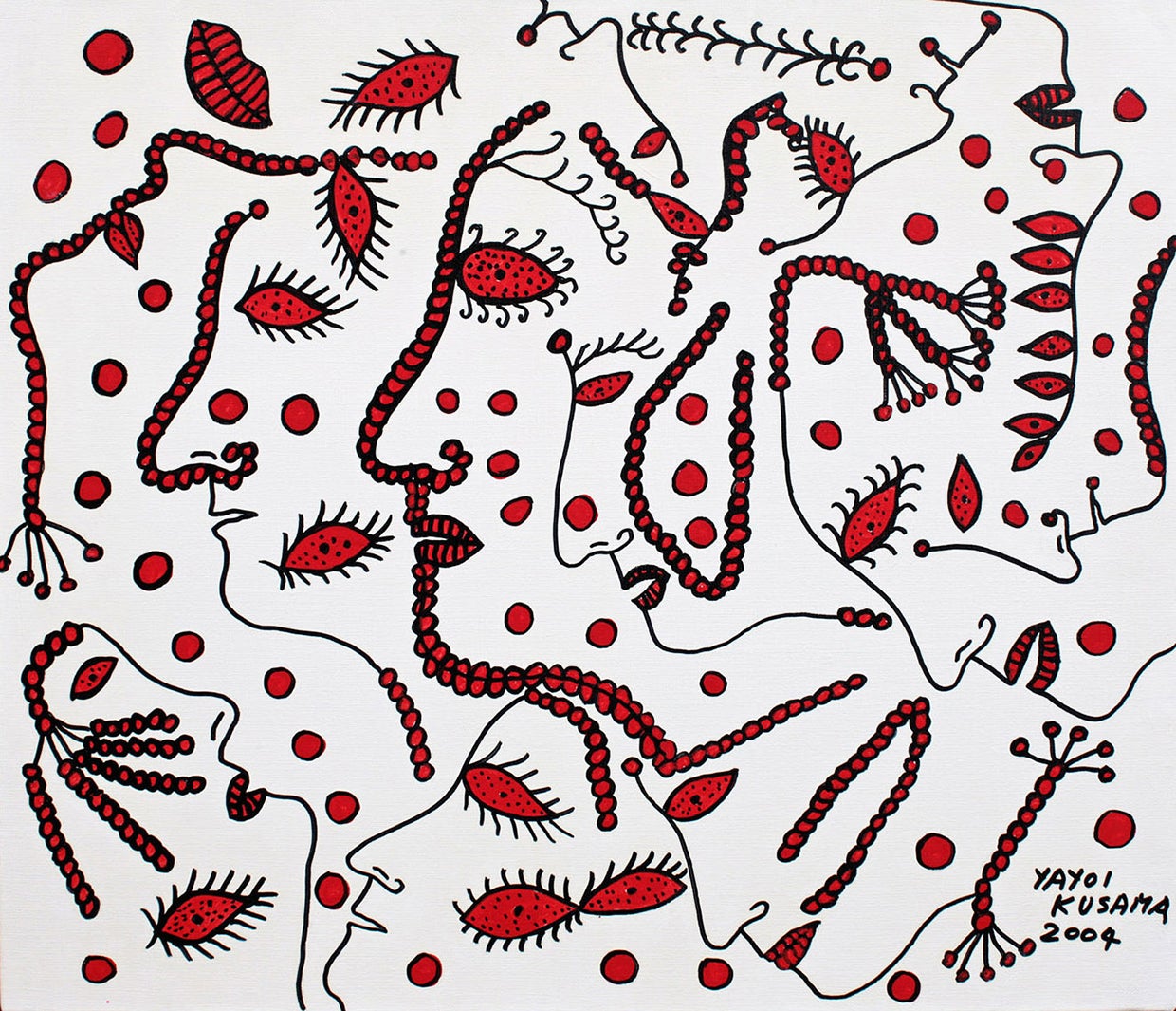 《プロフィール》 2004年（C）YAYOI KUSAMA
