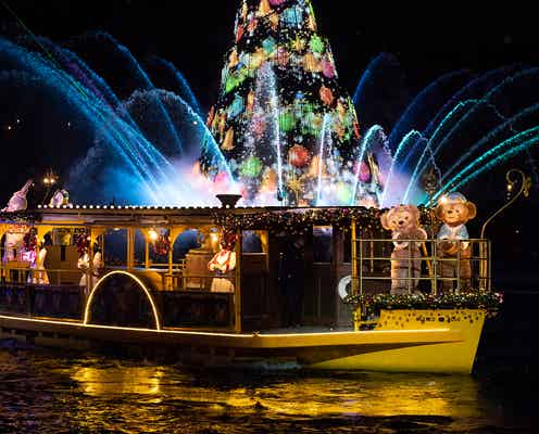 TDS夜のハーバーショー「カラー・オブ・クリスマス」8年目でフィナーレへ