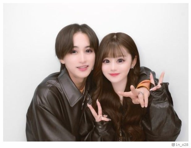 植野花道＆りんかのプリクラ／りんかInstagramより