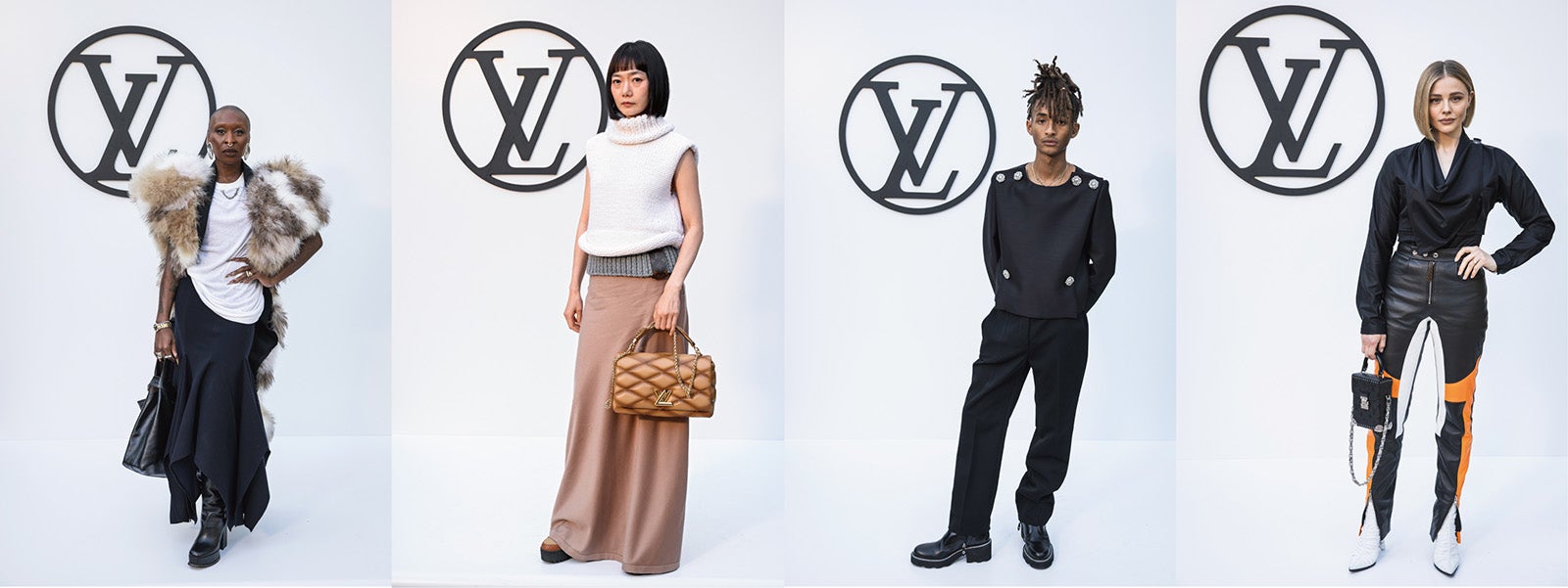 シンシア・エリヴォ、ペ・ドゥナ、ジェイデン・スミス、クロエ・グレース・モレッツ（C）LOUIS VUITTON