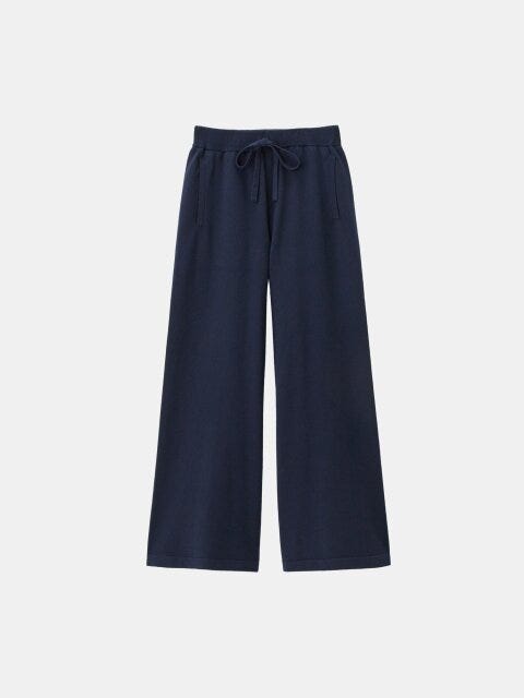 2025秋冬plst女性ウールミックスニットイージーパンツ