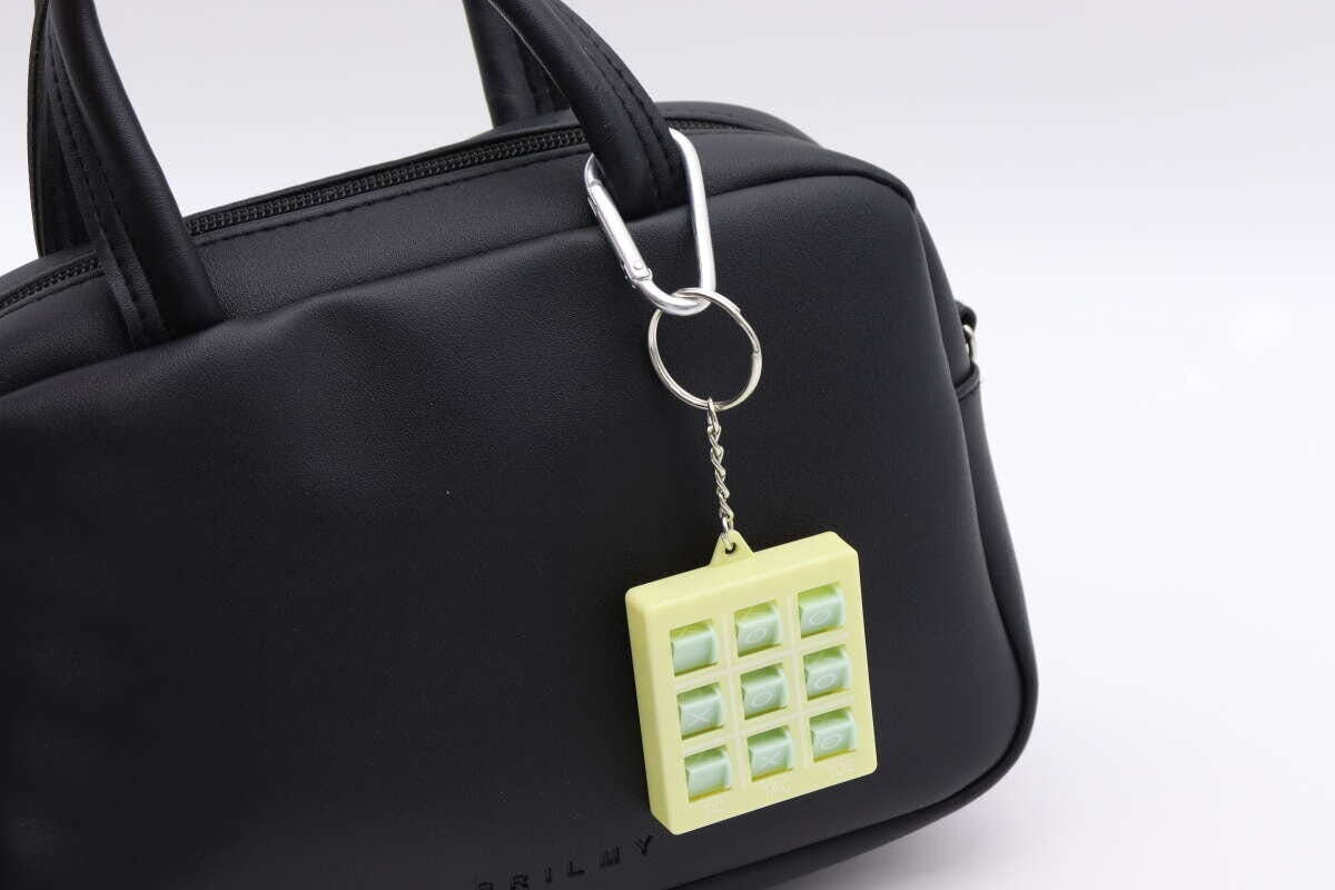 キーホルダー（マルバツゲーム）　取り付け