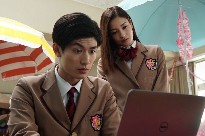 三浦春馬、黒木メイサ/「オトナ高校」最終話より(C)テレビ朝日