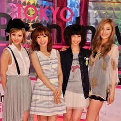 新番組でレギュラーをつとめる4人(写真左から)木下ココ、優木まおみ、安田美沙子、AFTERSCHOOL・ナナ