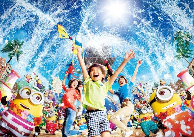 USJ「ユニバーサル・サマー・フェスティバル」開催決定 パレードは水量300%増でびしょ濡れ度UP
