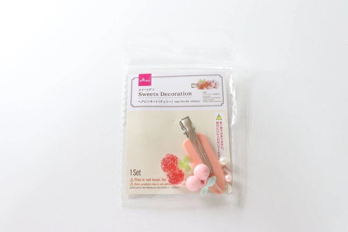 ダイソー　ヘアピンキット（チェリー）　パッケージ
