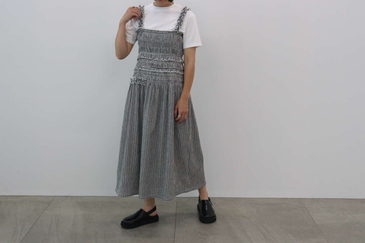 ユニクロ　コラボ　セシリー　ワンピース　着用図