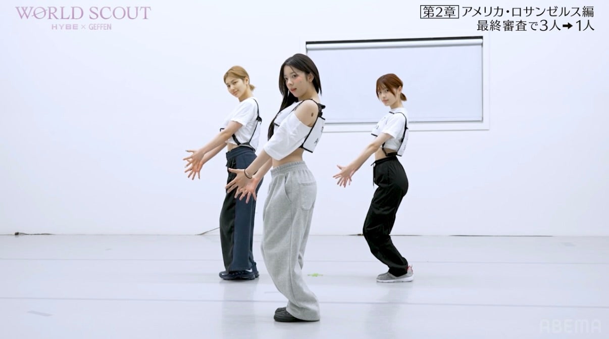 Aoi（大谷碧空）、Ayana（桑原彩菜）、Sakura（飛咲来）（C）AbemaTV,Inc.