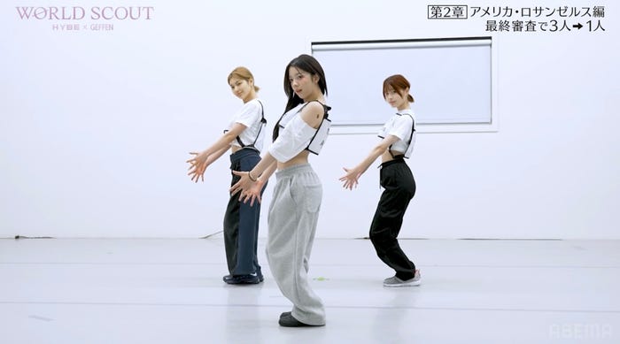 Aoi(大谷碧空)、Ayana(桑原彩菜)、Sakura(飛咲来)(C)AbemaTV,Inc.