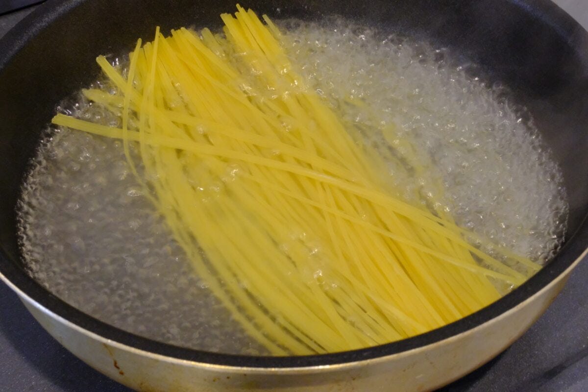 ツナの和風ペペロンチーノ