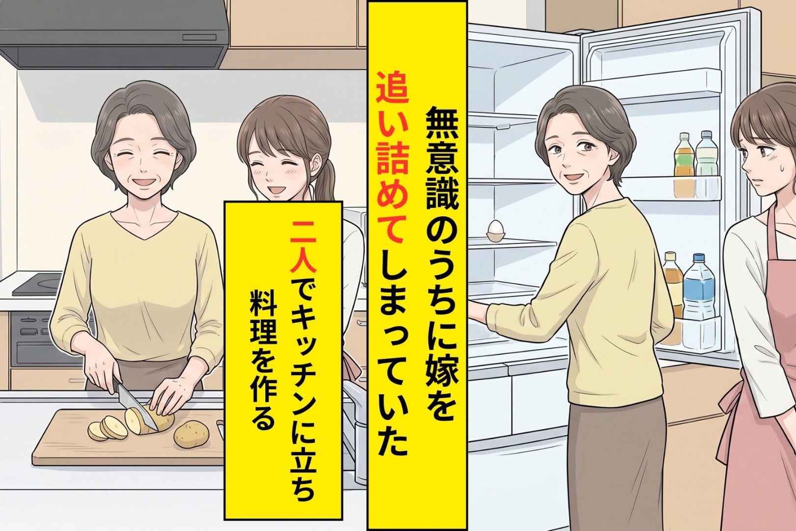 嫁が台所に立たなくなった理由を息子から聞いた日