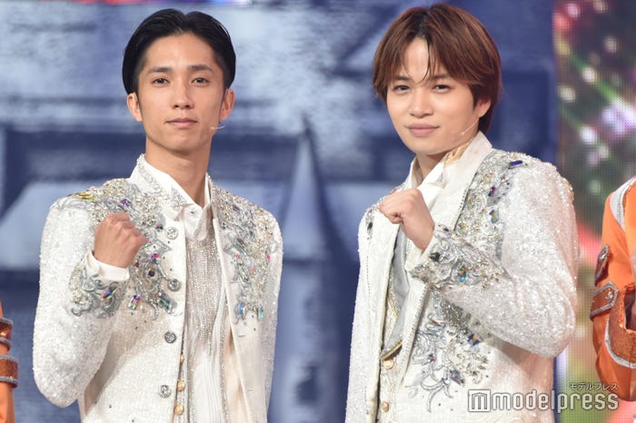 パラレルワールドでドリボがずっと続いている“ふまじゅり”コンビ/田中樹、菊池風磨(C)モデルプレス