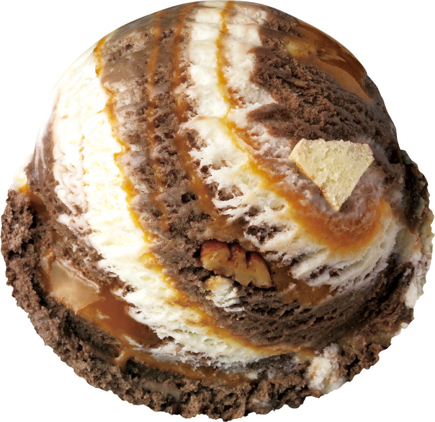 キャラメルチョコレートチーズケーキ／画像提供：B-R サーティワン アイスクリーム