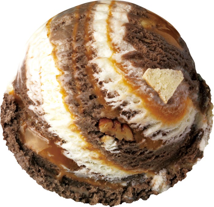 キャラメルチョコレートチーズケーキ/画像提供:B-R サーティワン アイスクリーム