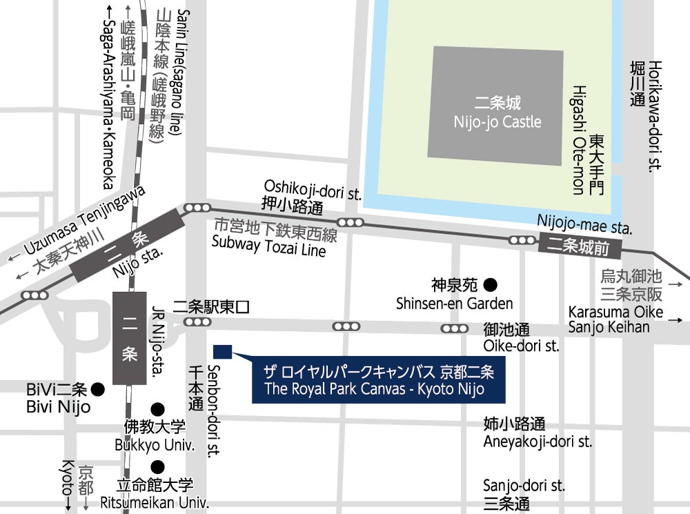 ザ ロイヤルパーク キャンバス 京都二条（提供画像）