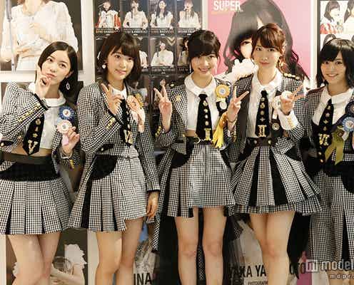 指原莉乃、柏木由紀らAKB48選抜メンバー5人が登場「本当に感謝」