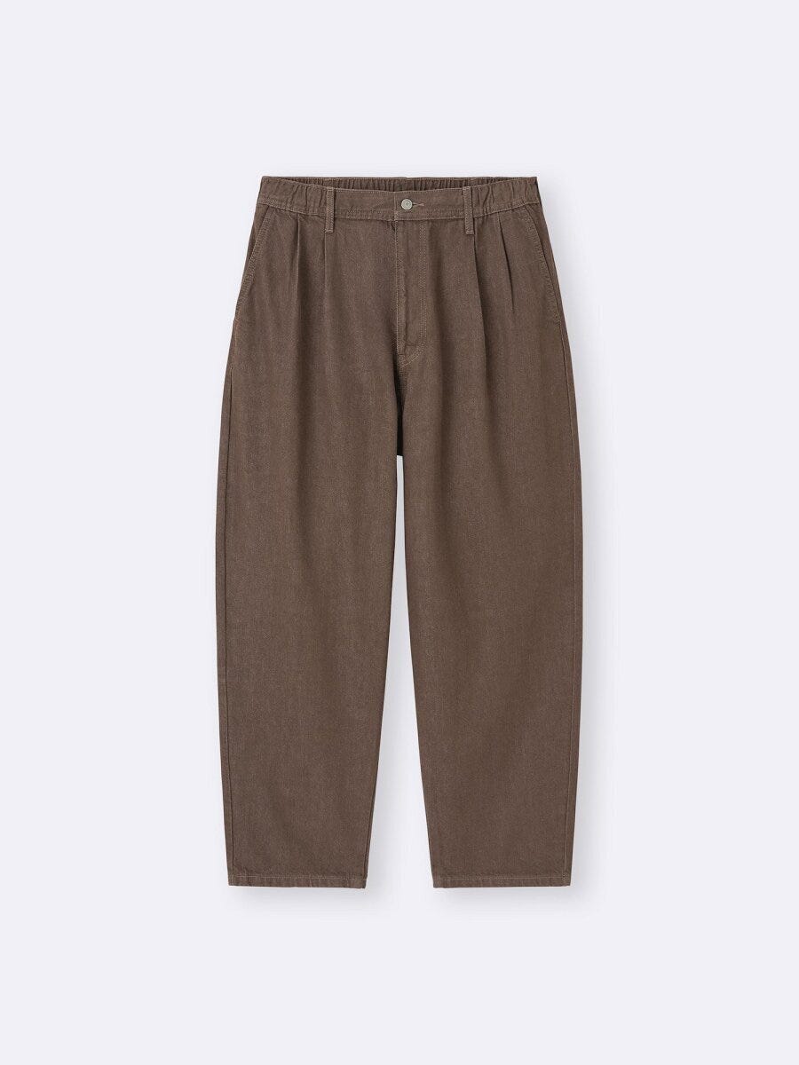 GUのデニムキャロットパンツ