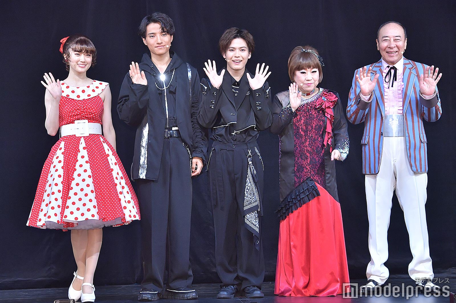 樋口日奈、鈴木悠仁、北川拓実、天童よしみ、モト冬樹／取材会より（C）モデルプレス