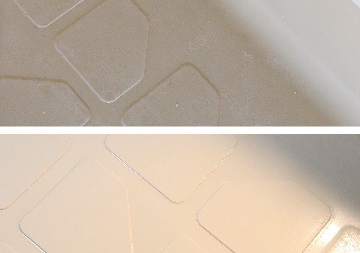 角の極み　浴室ブラシ　ガラスビーズ入　床の掃除