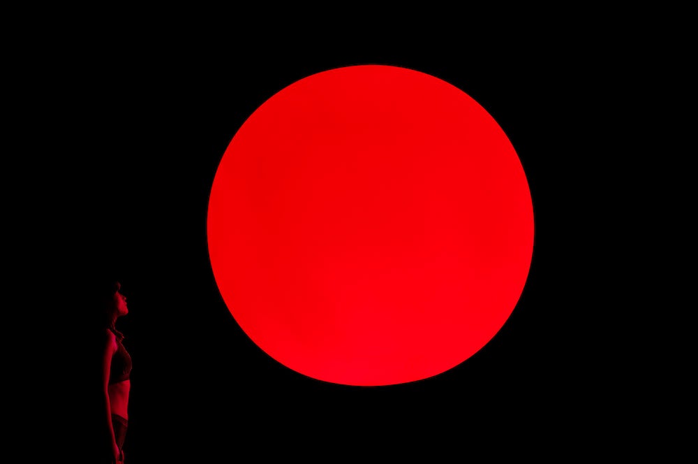 チームラボリコネクト：アートとサウナ 六本木／画像提供：チームラボ