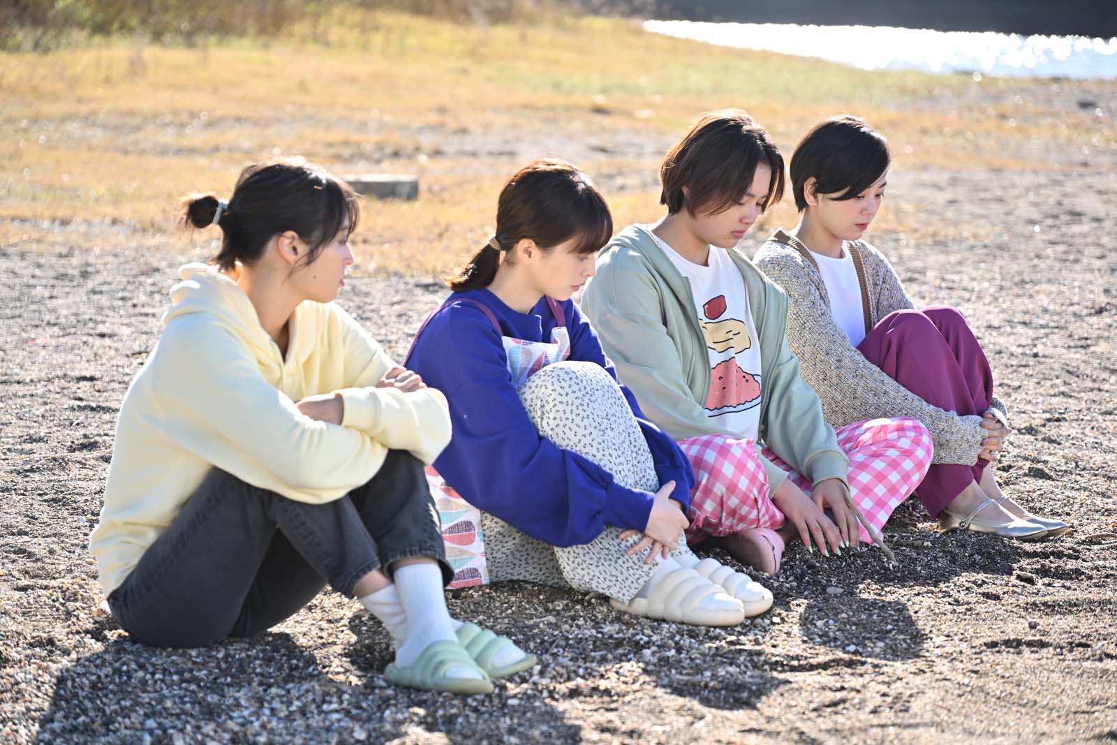 （左から）広瀬アリス、飯沼愛、箭内夢菜、伊原六花「マイ・セカンド・アオハル」第7話より（C）TBS