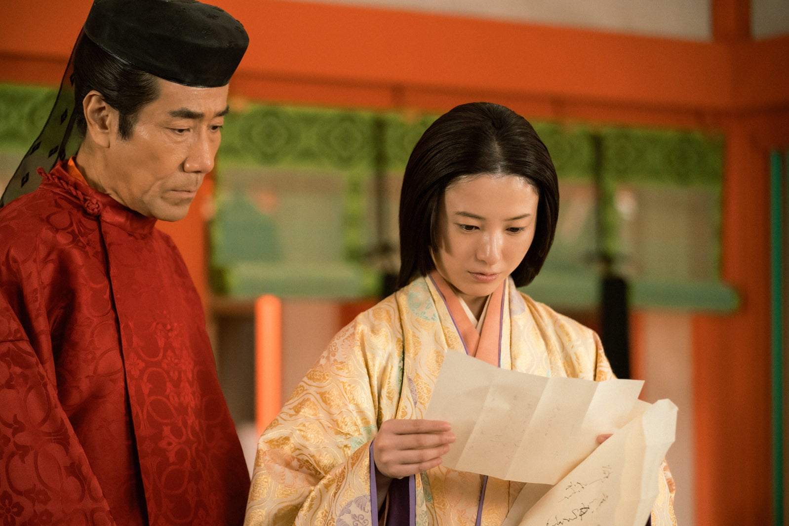 岸谷五朗、吉高由里子「光る君へ」第24話（C）NHK