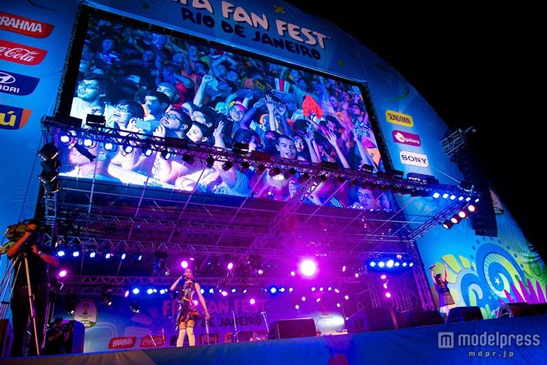 ブラジル最大の野外パブリックビューイング会場