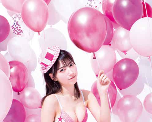 話題のリングガール・雪平莉左、セクシー&キュートな水着姿 新たな一面披露