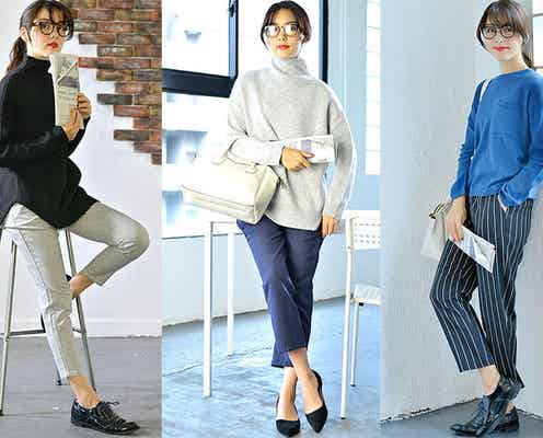 美脚も叶う!「テーパードパンツ」で楽しむマニッシュな着こなし