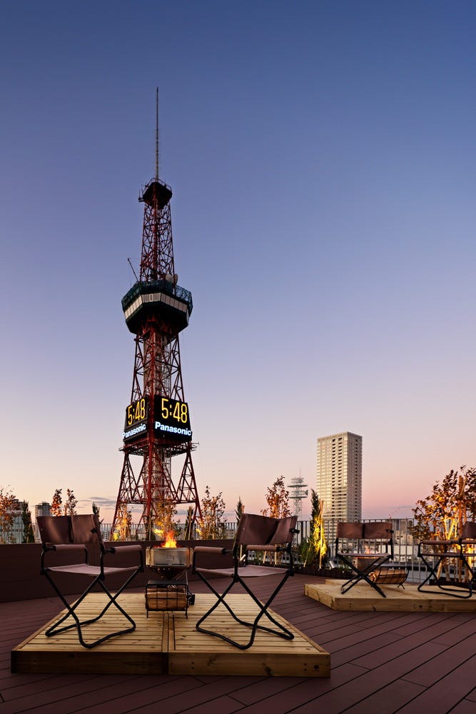 さっぽろテレビ塔を見上げるルーフトップ付き!北海道の新ホテル「ザ ロイヤルパーク キャンバス 札幌大通公園」
