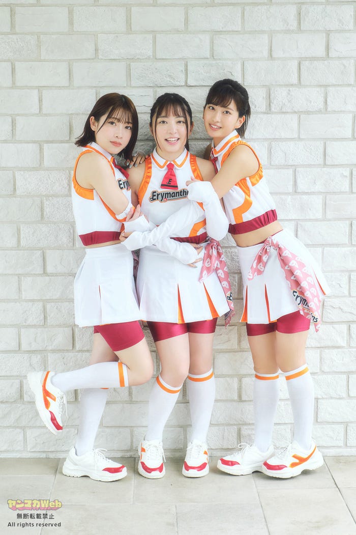 三野宮鈴、麻倉瑞季、斉藤里奈(C)高橋慶佑/ヤンマガWeb