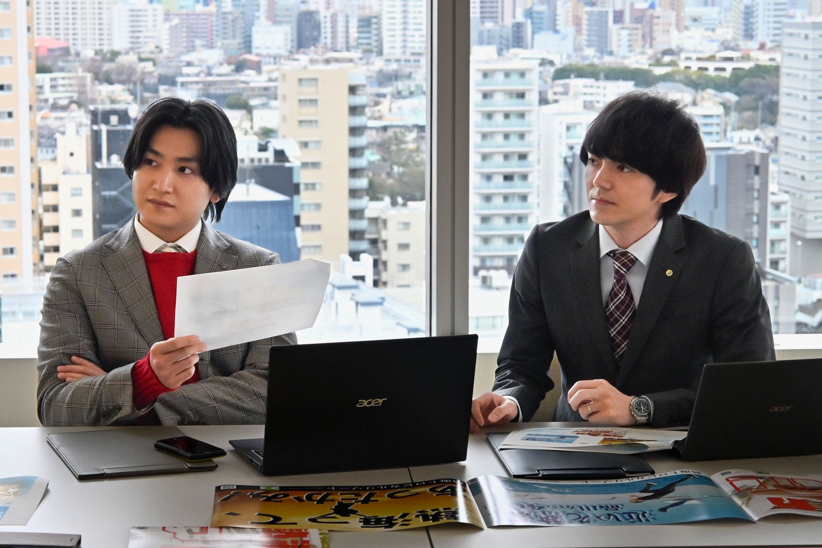 金子大地、林遣都「おっさんずラブ-リターンズ-」第5話（C）テレビ朝日