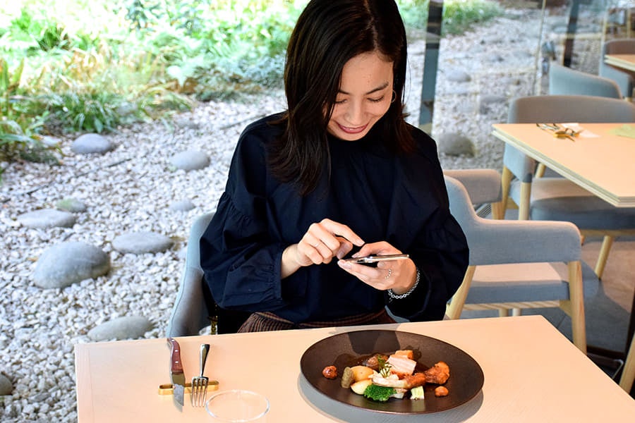 レストラン デュ パルク 写真撮影