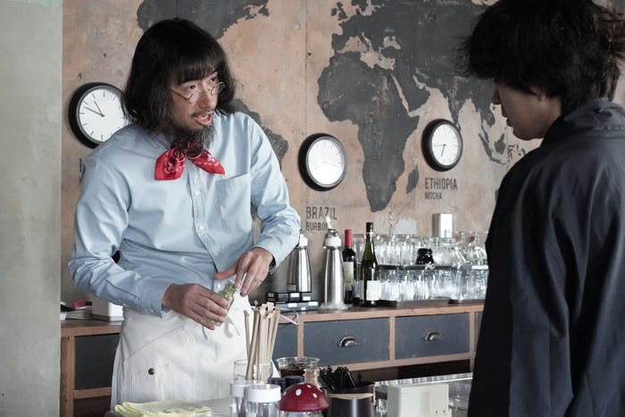 今泉力哉、若葉竜也「アンメット ある脳外科医の日記」第7話より(C)カンテレ