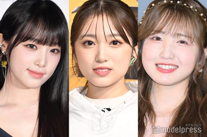 (左から) イェナ、矢吹奈子、本田仁美(C)モデルプレス