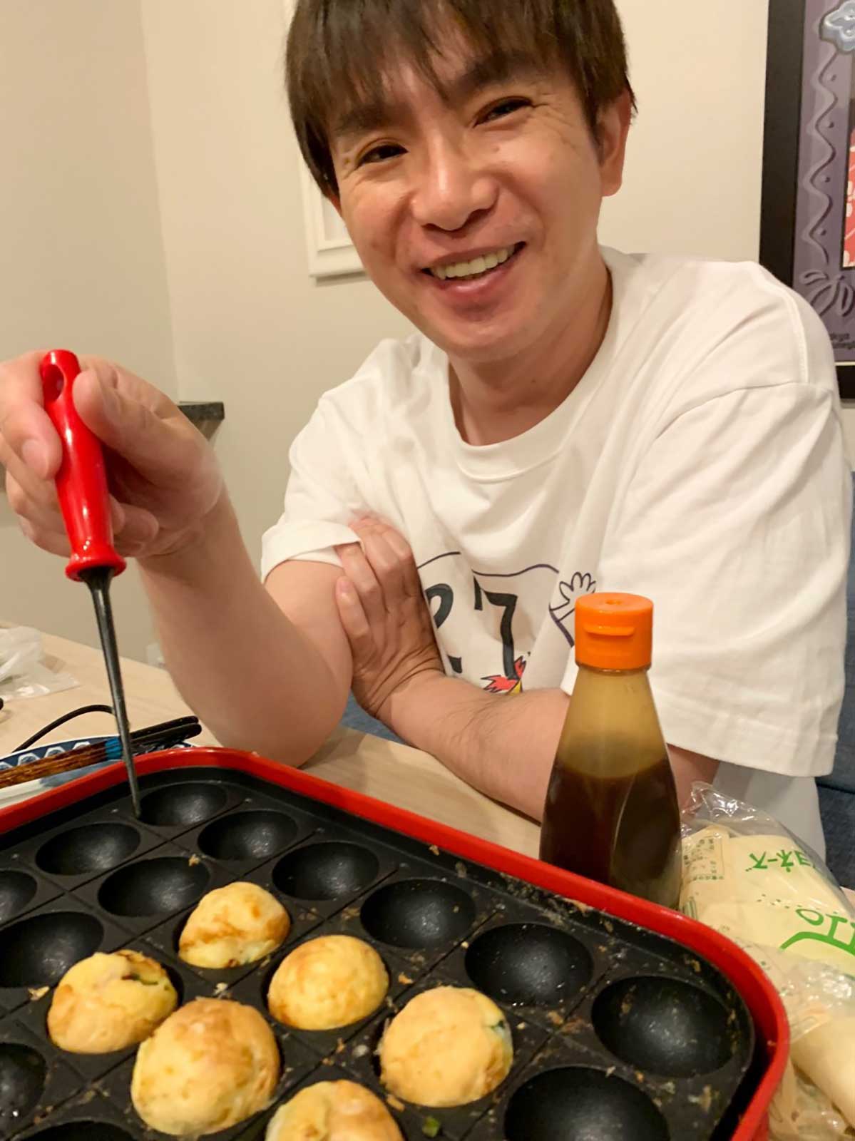 南明奈が初公開した濱口優のプライベート写真（提供写真）