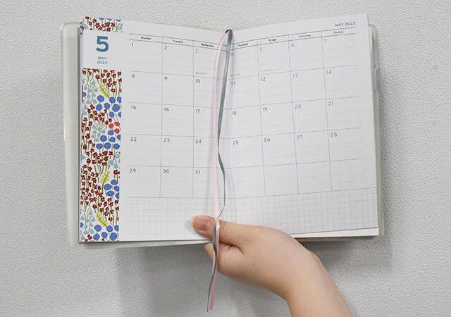 付録　雑誌　リンネル　フィンレイソン　スケジュール帳　リボン　しおり