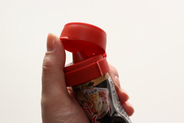 ワンタッチ中華チューブキャップ 片手で開く ワンタッチ中華チューブキャップ 片手で開く