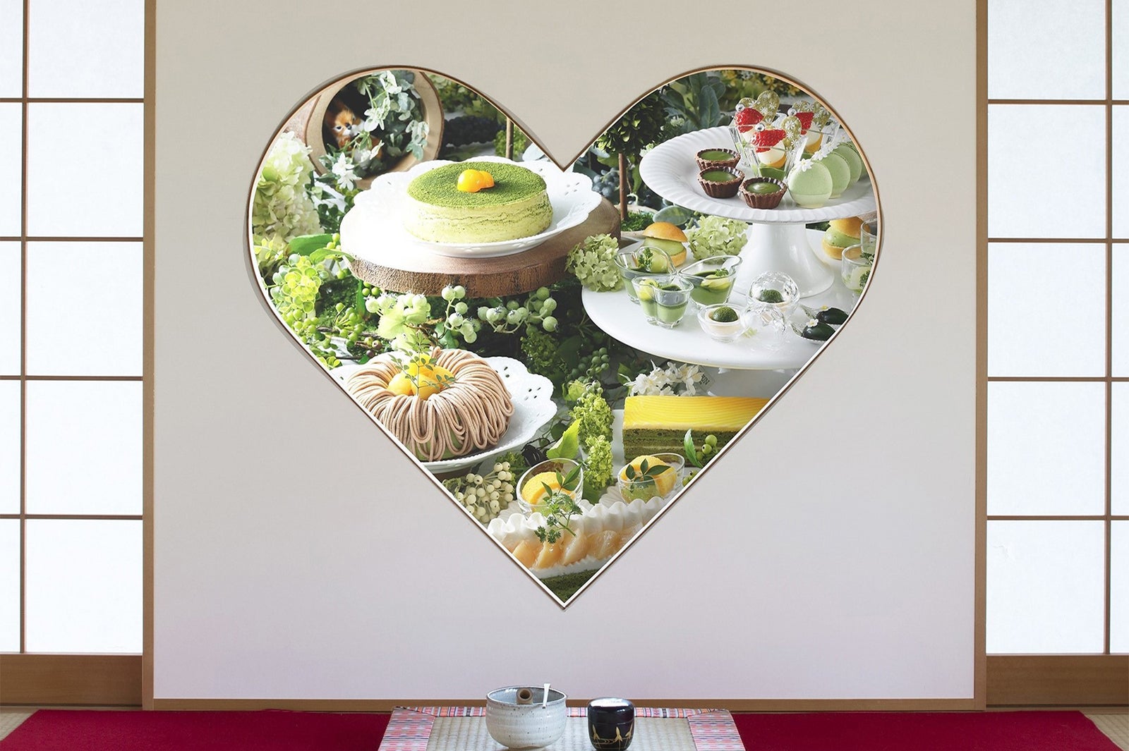 抹茶スイートガーデン2018／画像提供：京都センチュリーホテル