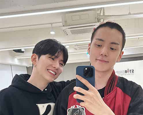 MONSTA X ミニョク、入隊を報告 メンバー作の坊主ヘアも披露