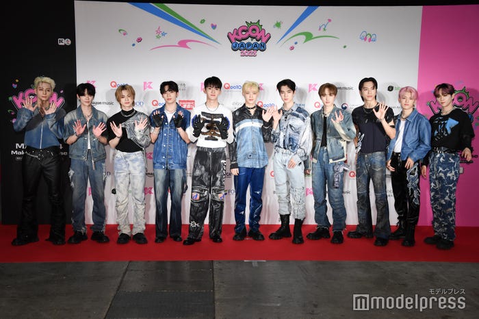 INI(左から)西洸人、藤牧京介、松田迅、許豊凡、田島将吾、木村柾哉、佐野雄大、尾崎匠海、池崎理人、高塚大夢、後藤威尊(C)モデルプレス