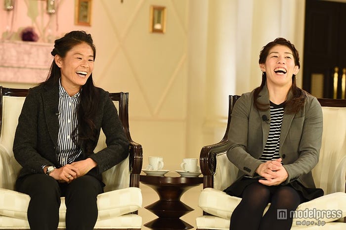 澤穂希選手、吉田沙保里選手(画像提供:TBS)