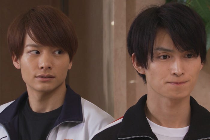 小澤廉、松田凌「男水!」第6話より(C)男水!製作委員会