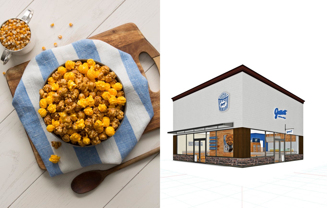 ギャレットポップコーン、初のカフェ併設店を土岐プレミアム・アウトレットにOPEN