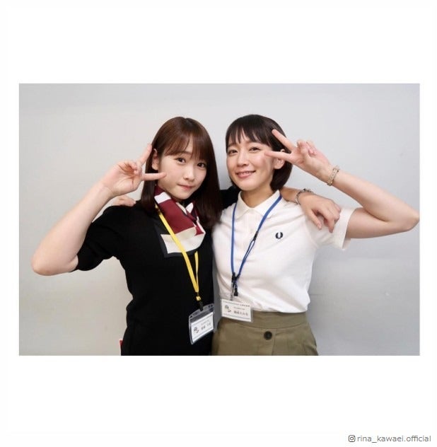 川栄李奈、吉岡里帆と密着「ケンカツ」オフショットが可愛い