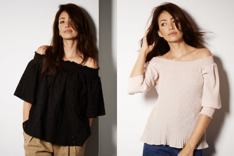 夏は肩出し！人気爆発中のオフショルダーは今季マストアイテム