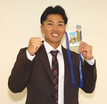 阪神ドラ6越川海翔「選ばれた次の日はおながが痛くて気持ち悪かった」プロ入りを徐々に実感