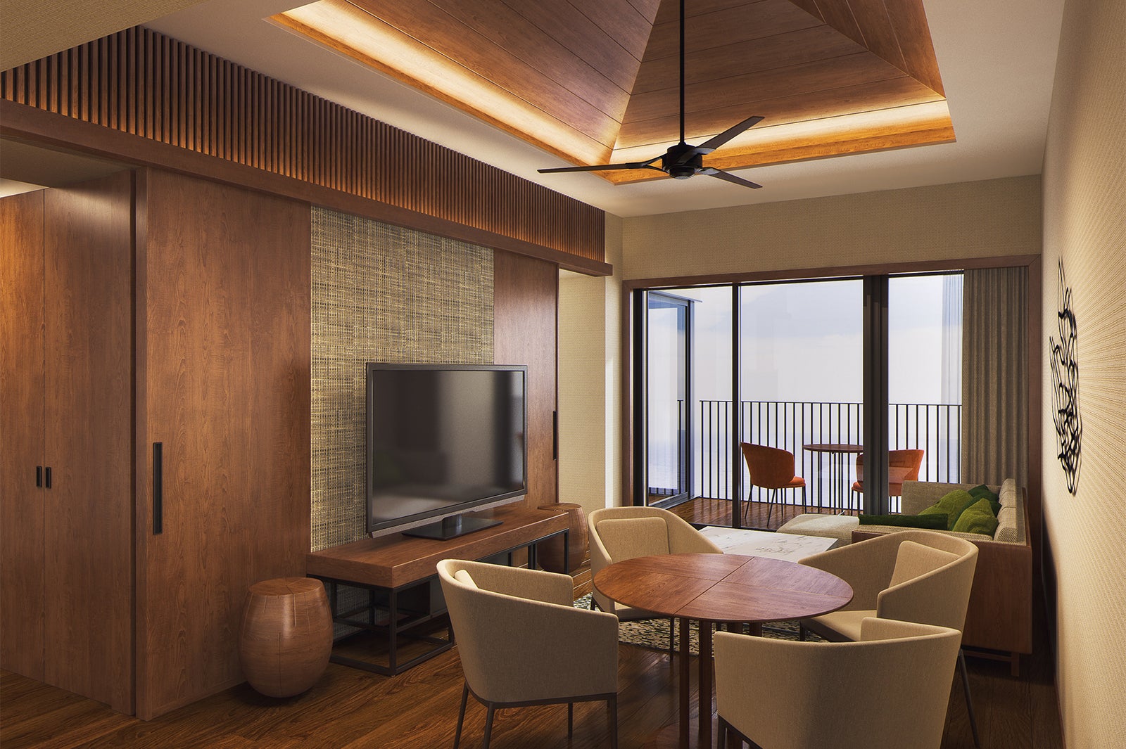 ザ・ビーチハウス ツーベッドルーム／画像提供：ハイアット リージェンシー 瀬良垣アイランド 沖縄