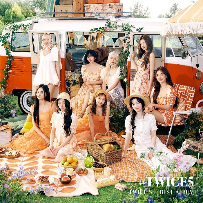 TWICE、新ビジュアル解禁 春らしい雰囲気【#TWICE5】